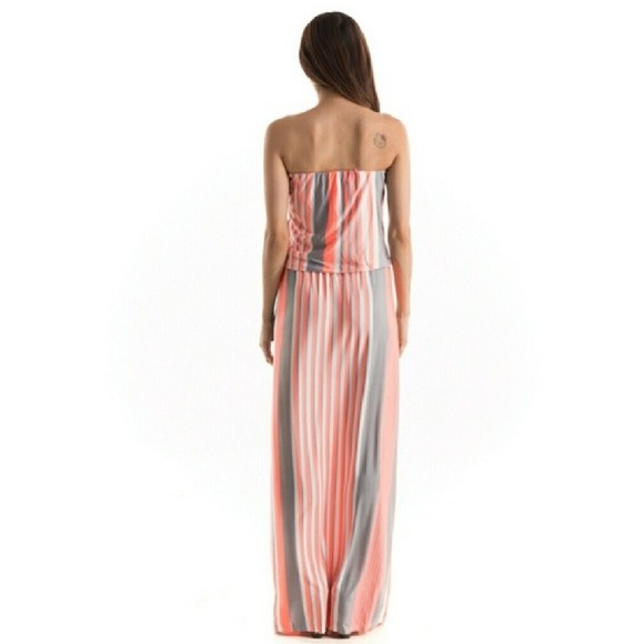 π Striped Maxi Dress - Picture 3 of 4